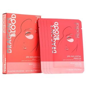 🆕 RODIAL BEAUTY Dragon's Blood Jelly Eye Patches - Box of 4 Pouches